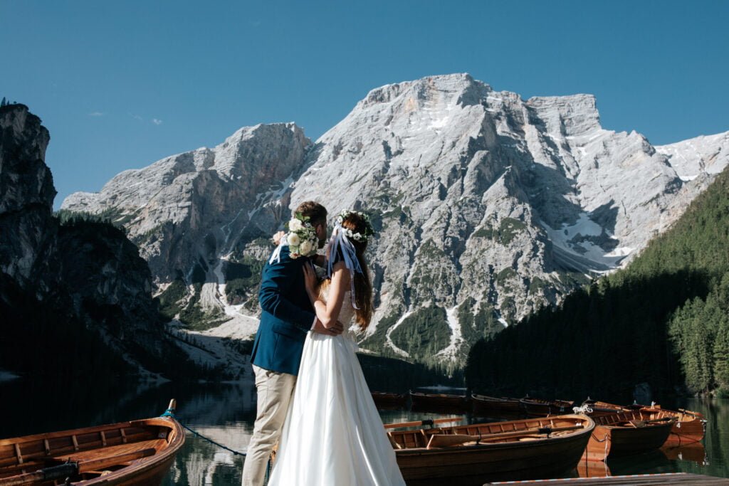 Hochzeit in Italien am Lago di Braies – Hochzeitsfoto 7
