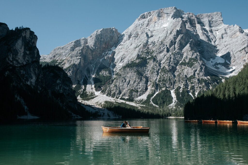 Hochzeit in Italien am Lago di Braies – Hochzeitsfoto 4