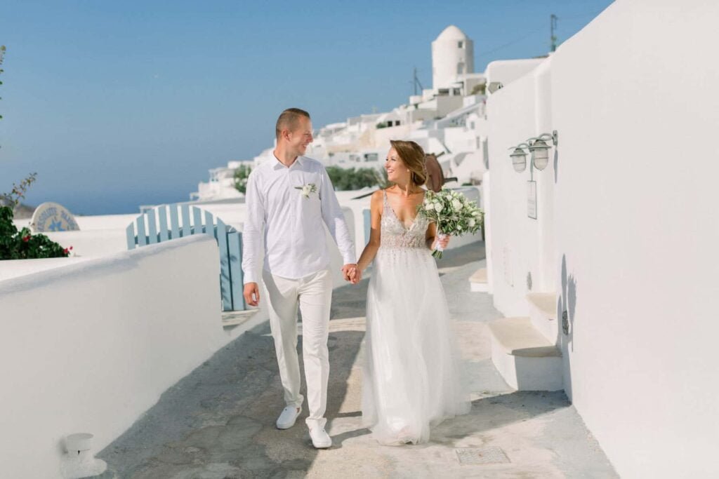 Hochzeit in Griechenland auf Santorini – Hochzeitsfoto 8