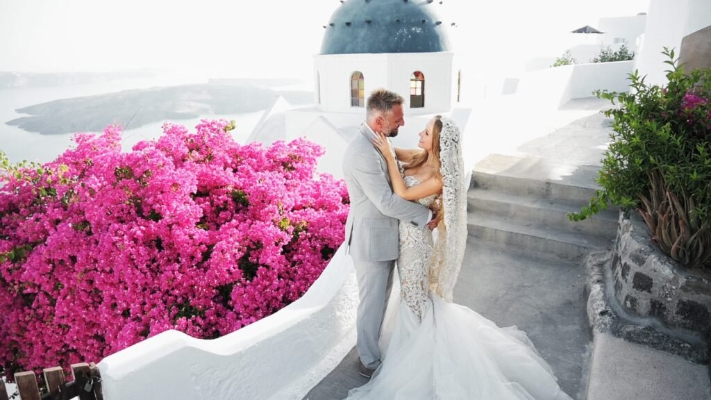 Hochzeit in Griechenland auf Santorini – Hochzeitsfoto 3
