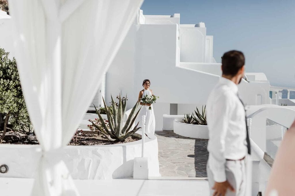 Hochzeit in Griechenland auf Santorini – Hochzeitsfoto 7