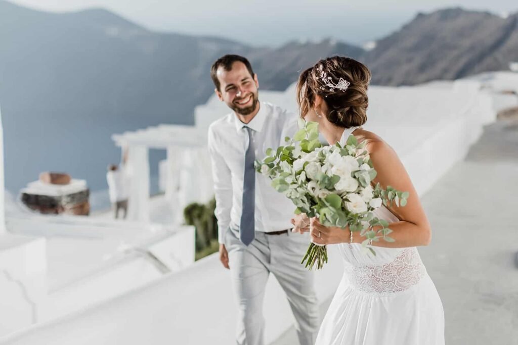 Hochzeit in Griechenland auf Santorini – Hochzeitsfoto 6