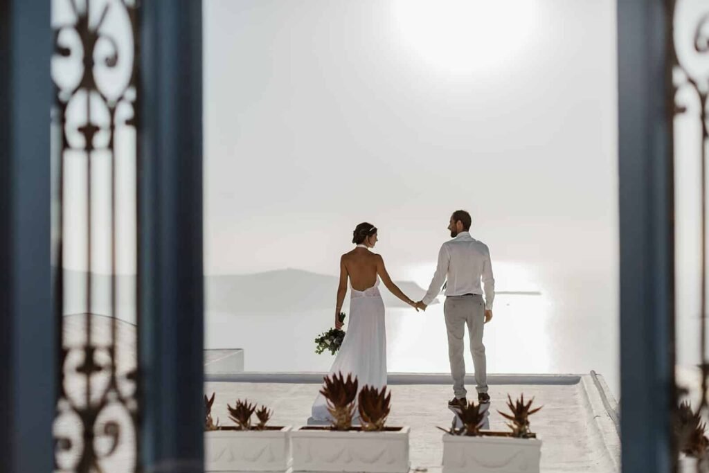 Hochzeit in Griechenland auf Santorini – Hochzeitsfoto 5