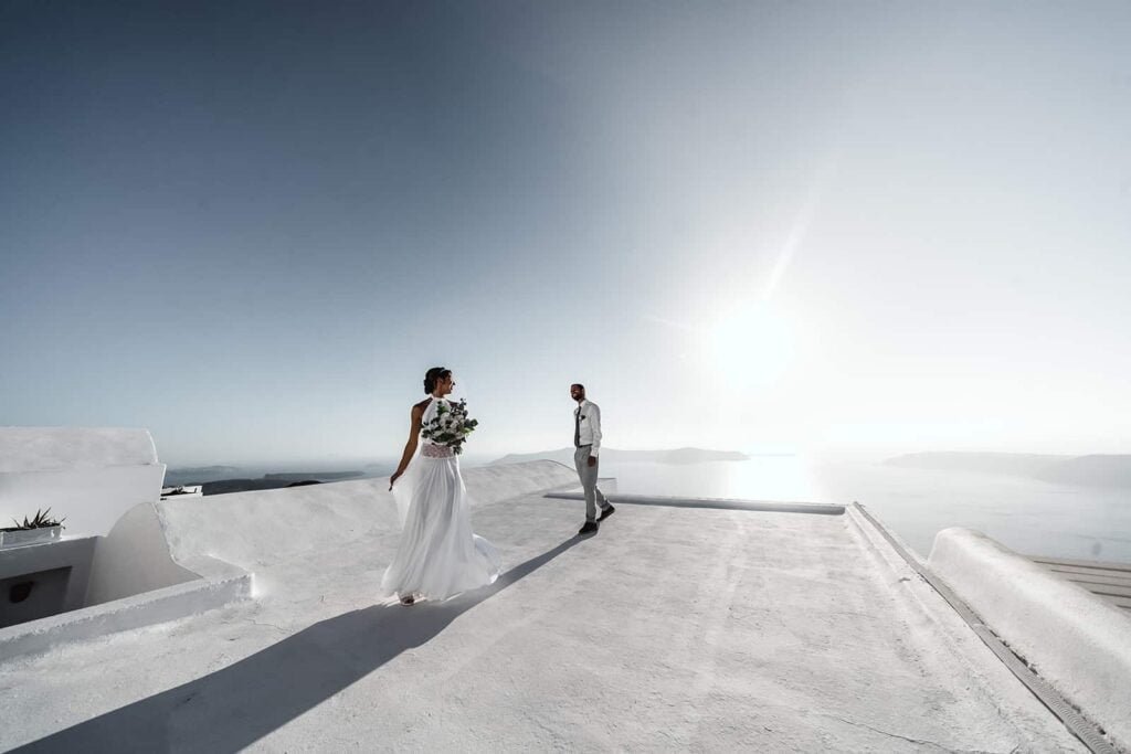 Hochzeit in Griechenland auf Santorini – Hochzeitsfoto 4