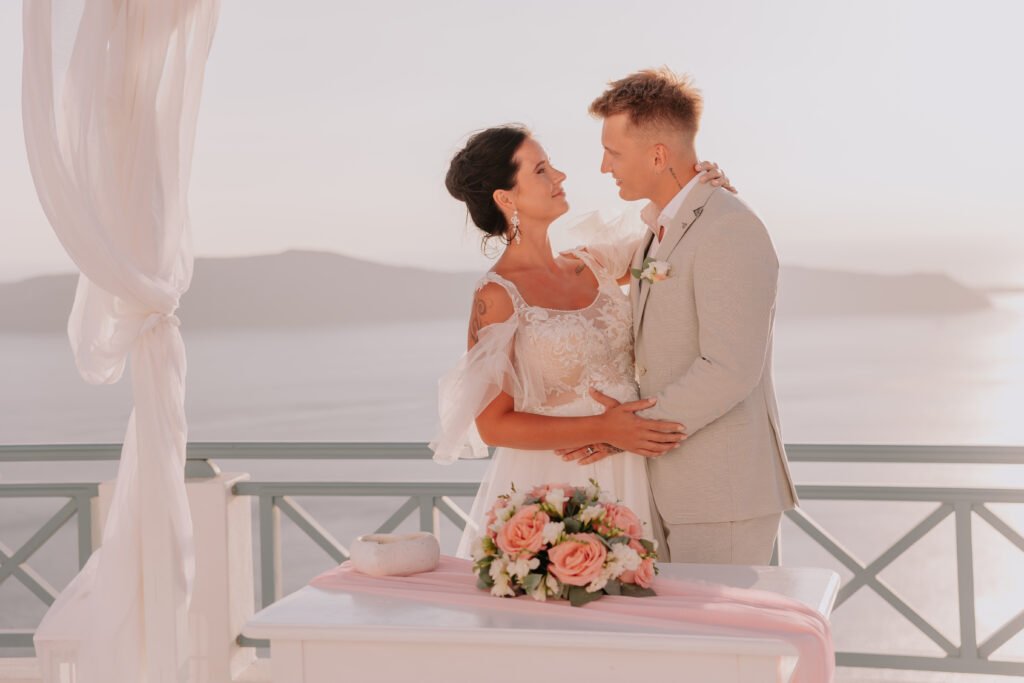 svatba v Řecku na Santorini