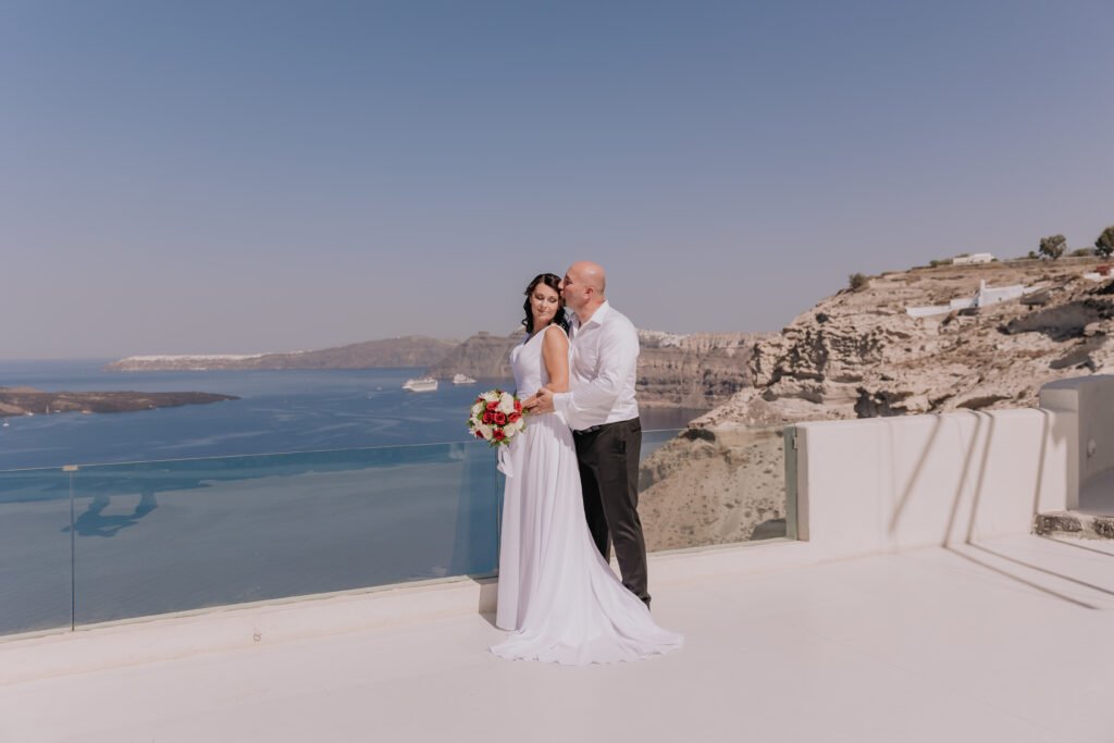 svatba v Řecku na Santorini