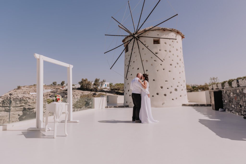 svatba v Řecku na Santorini