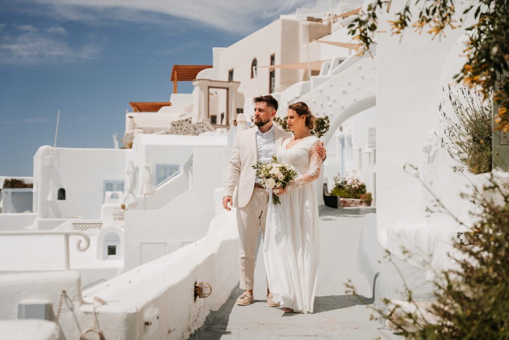 svatba v Řecku na Santorini