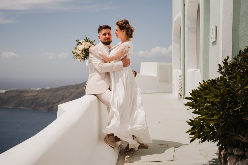 svatba v Řecku na Santorini