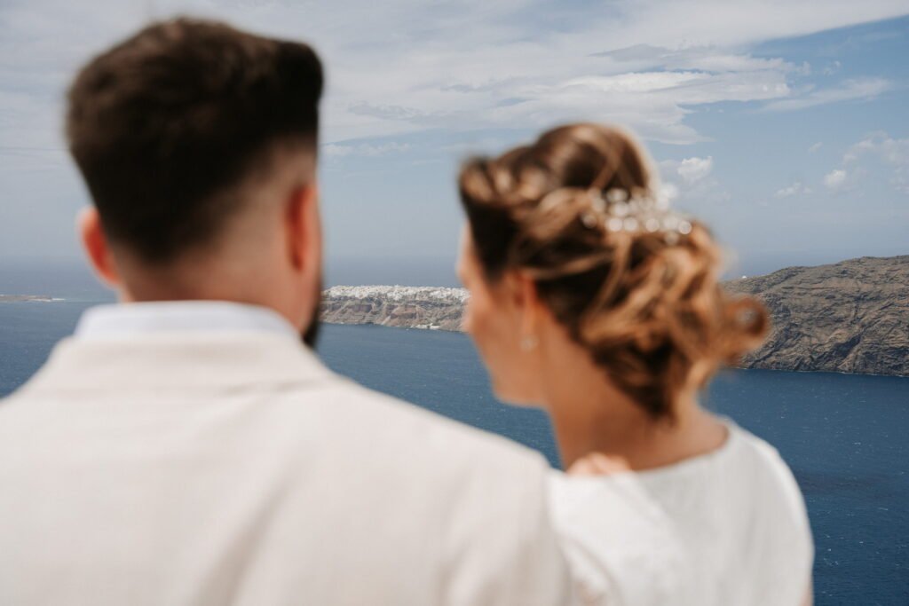 svatba v Řecku na Santorini