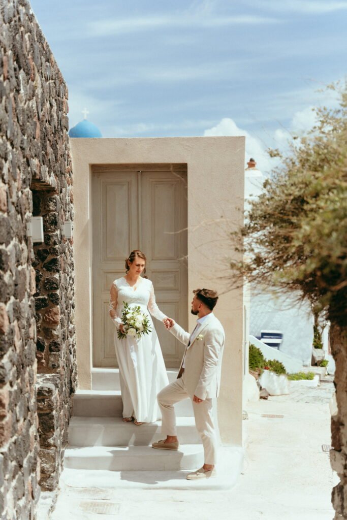 svatba v Řecku na Santorini