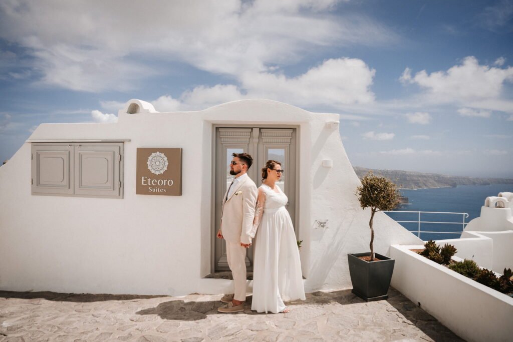 svatba v Řecku na Santorini
