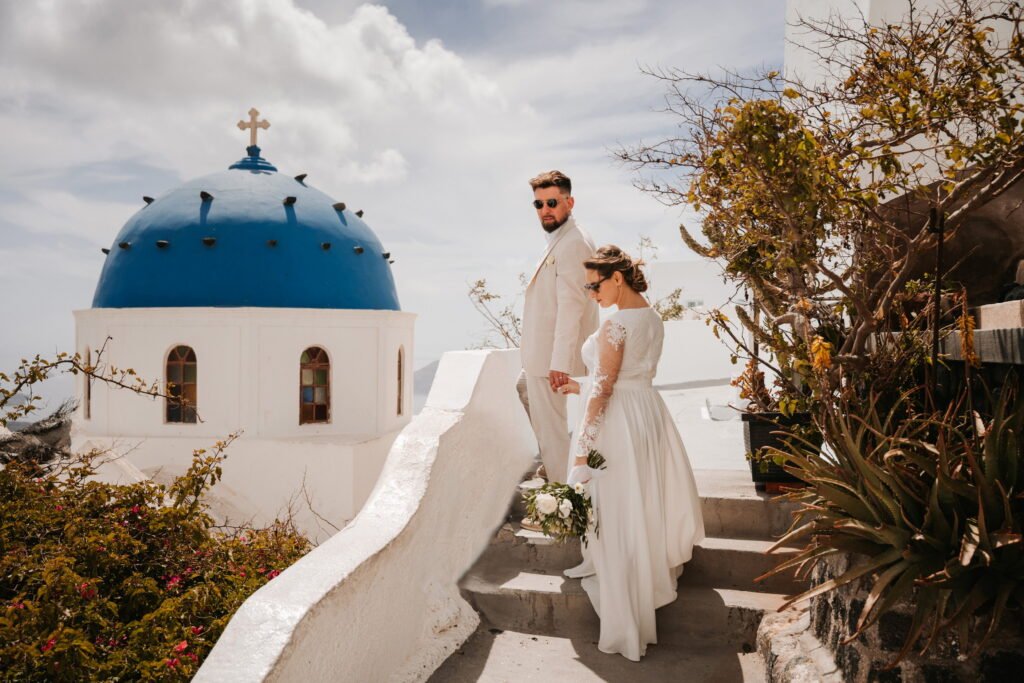 svatba v Řecku na Santorini