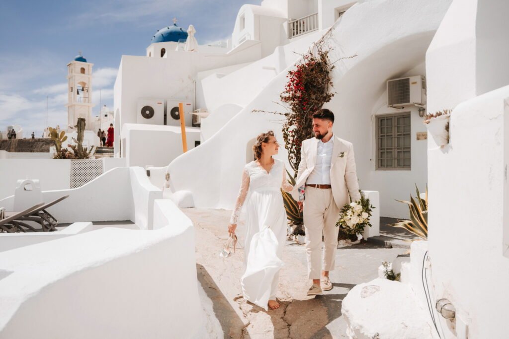 svatba v Řecku na Santorini