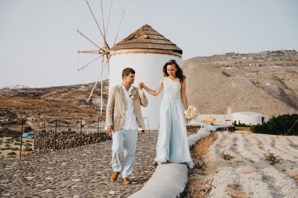 Svatba v Řecku na Santorini