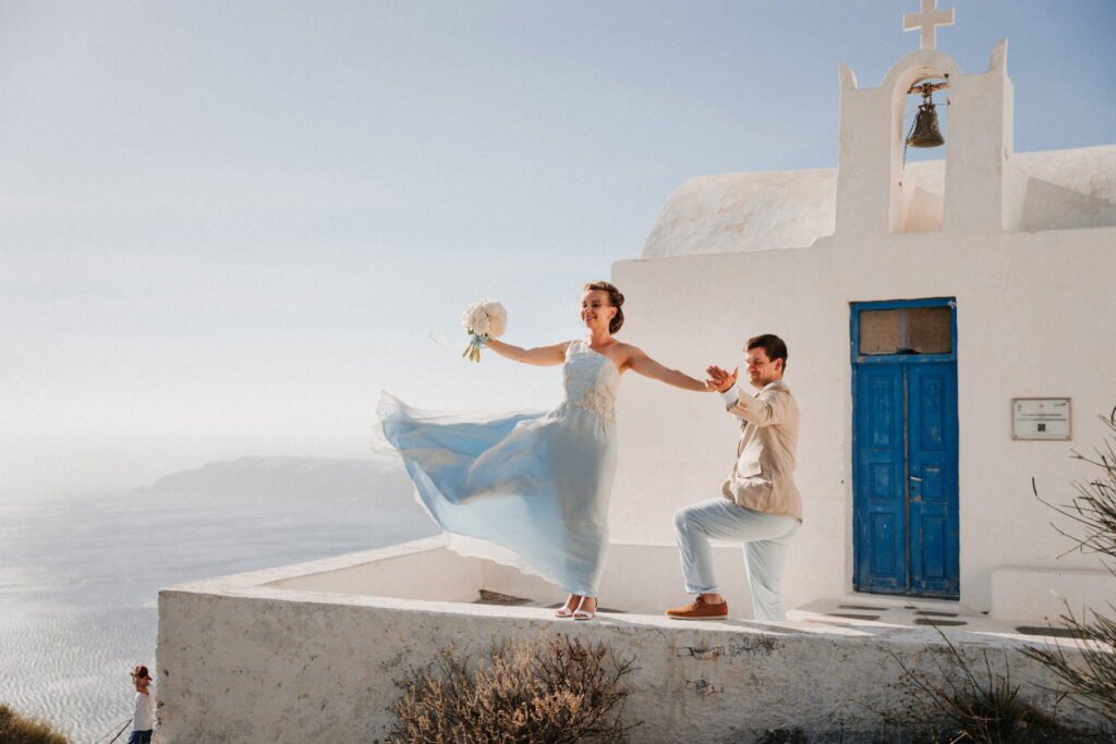 Svatba v Řecku na Santorini