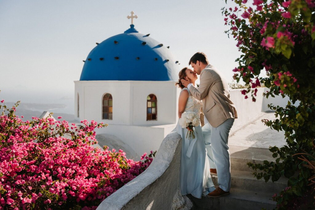 Svatba v Řecku na Santorini