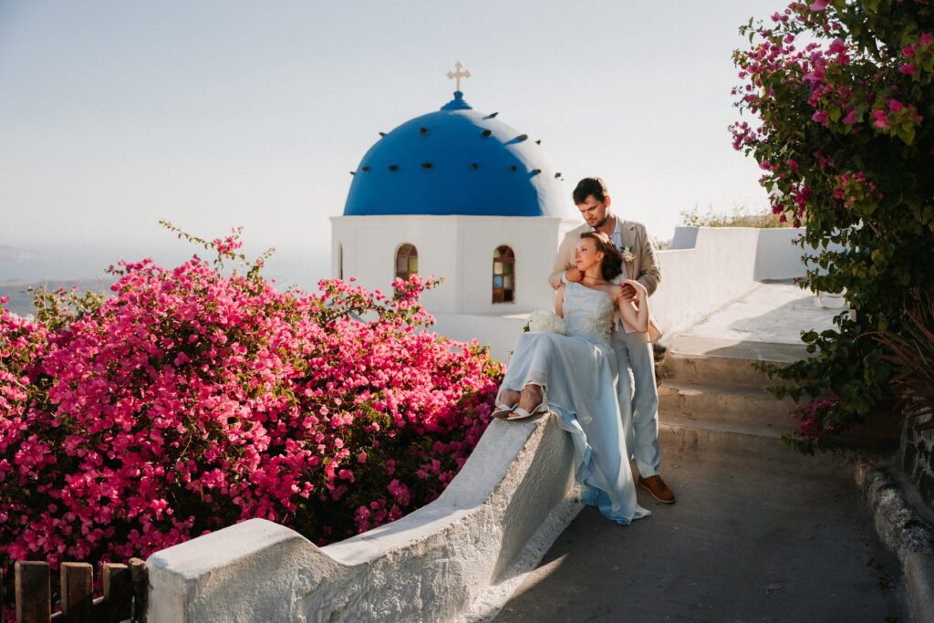 Svatba v Řecku na Santorini