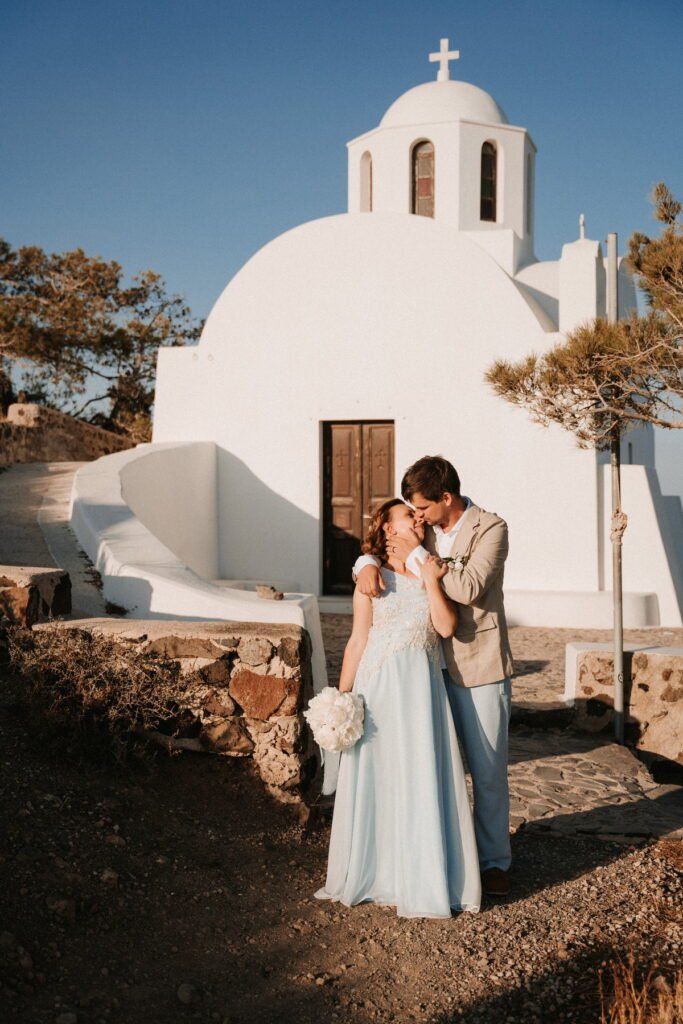 Svatba v Řecku na Santorini