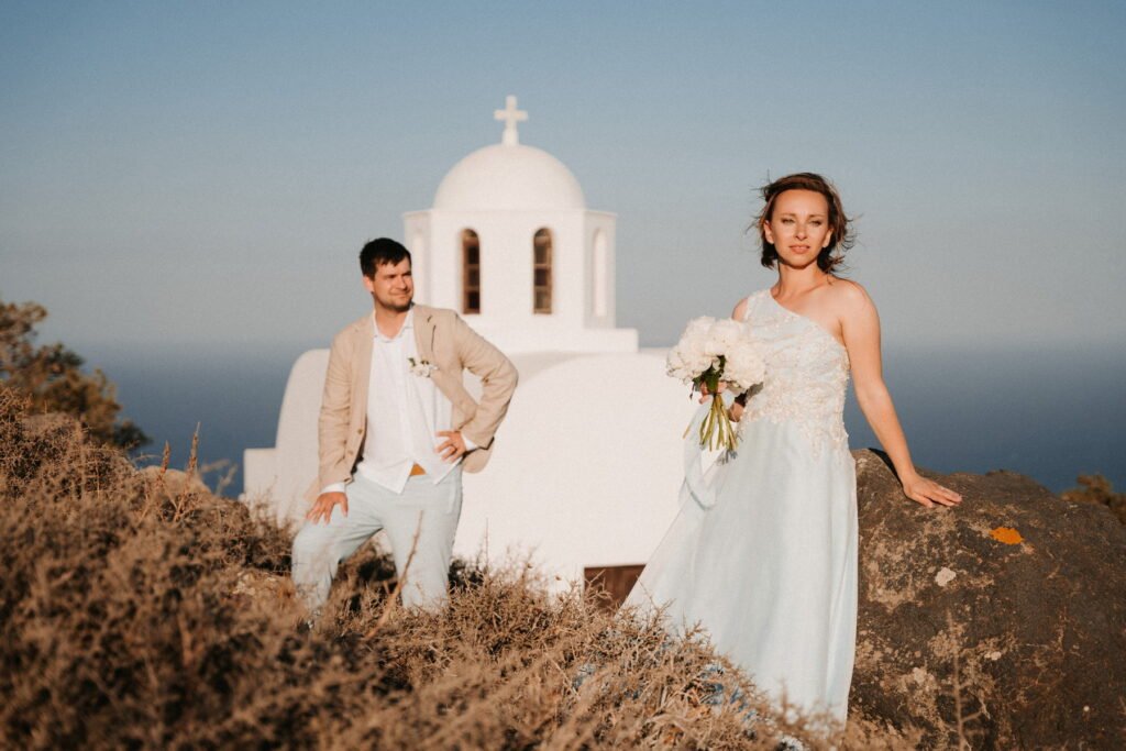 Svatba v Řecku na Santorini