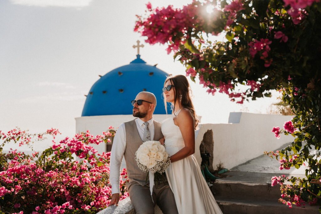 svatba v Řecku na Santorini