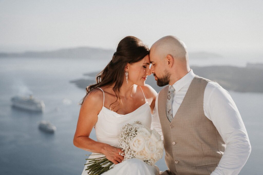 svatba v Řecku na Santorini