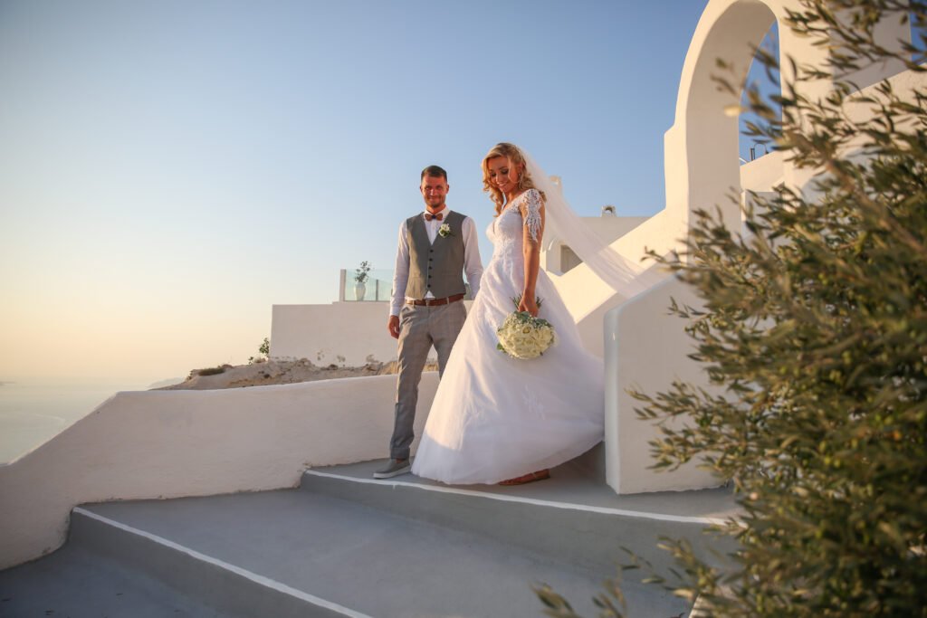 svatba v Řecku na Santorini