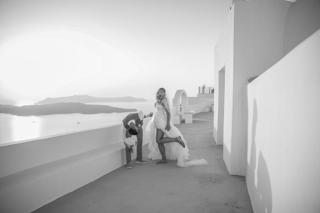 svatba v Řecku na Santorini