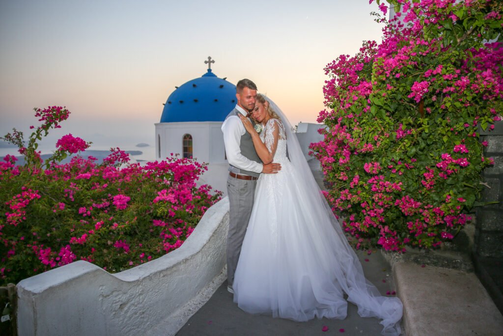 svatba v Řecku na Santorini