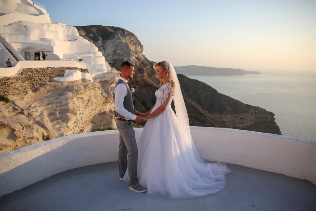 svatba v Řecku na Santorini