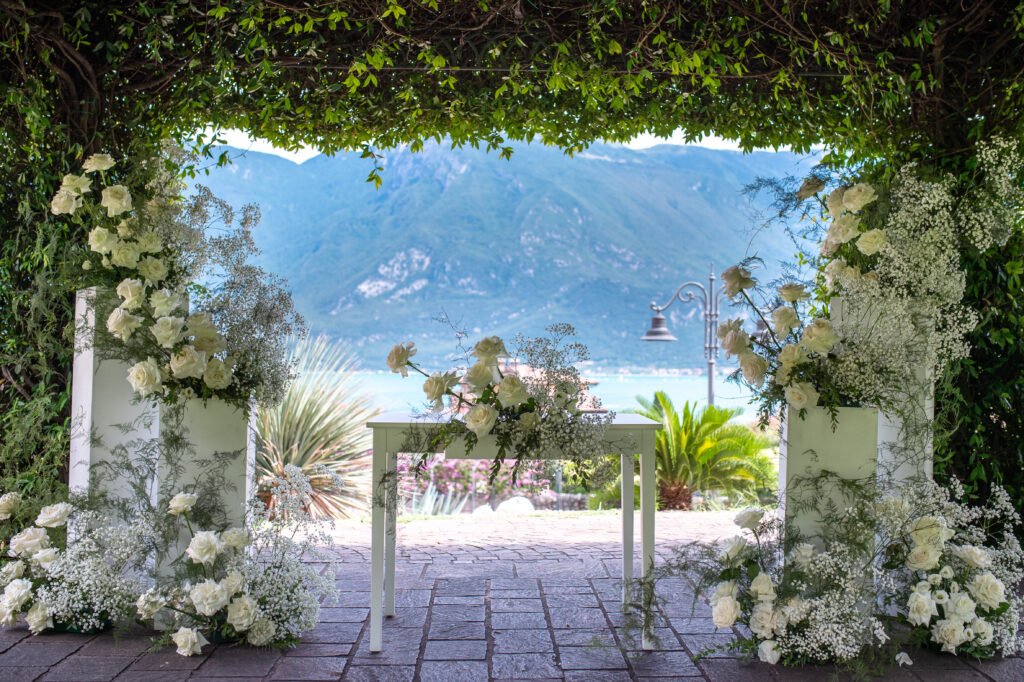 svatba v Itálii u jezera Lago di Garda