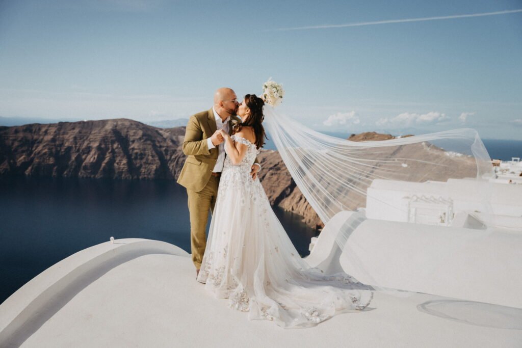 svatba v Řecku na Santorini