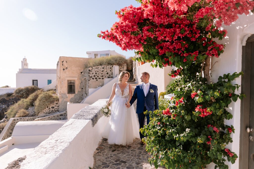 svatba v Řecku na Santorini