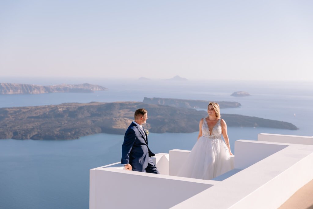 svatba v Řecku na Santorini