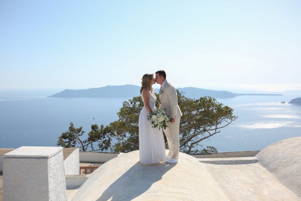 svatba v Řecku na Santorini