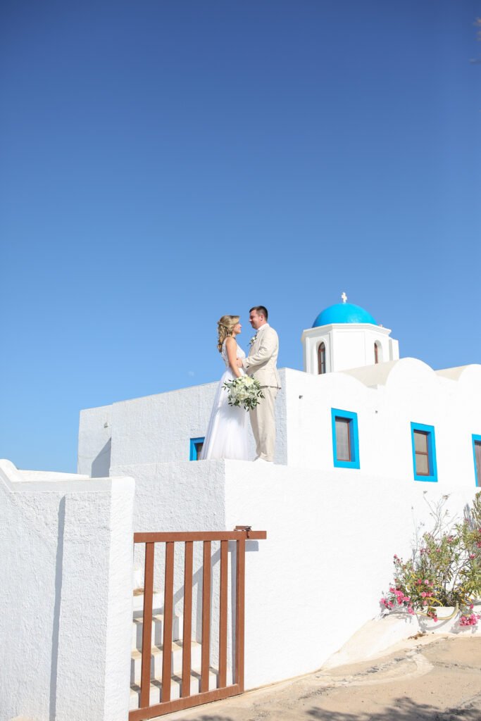 svatba v Řecku na Santorini