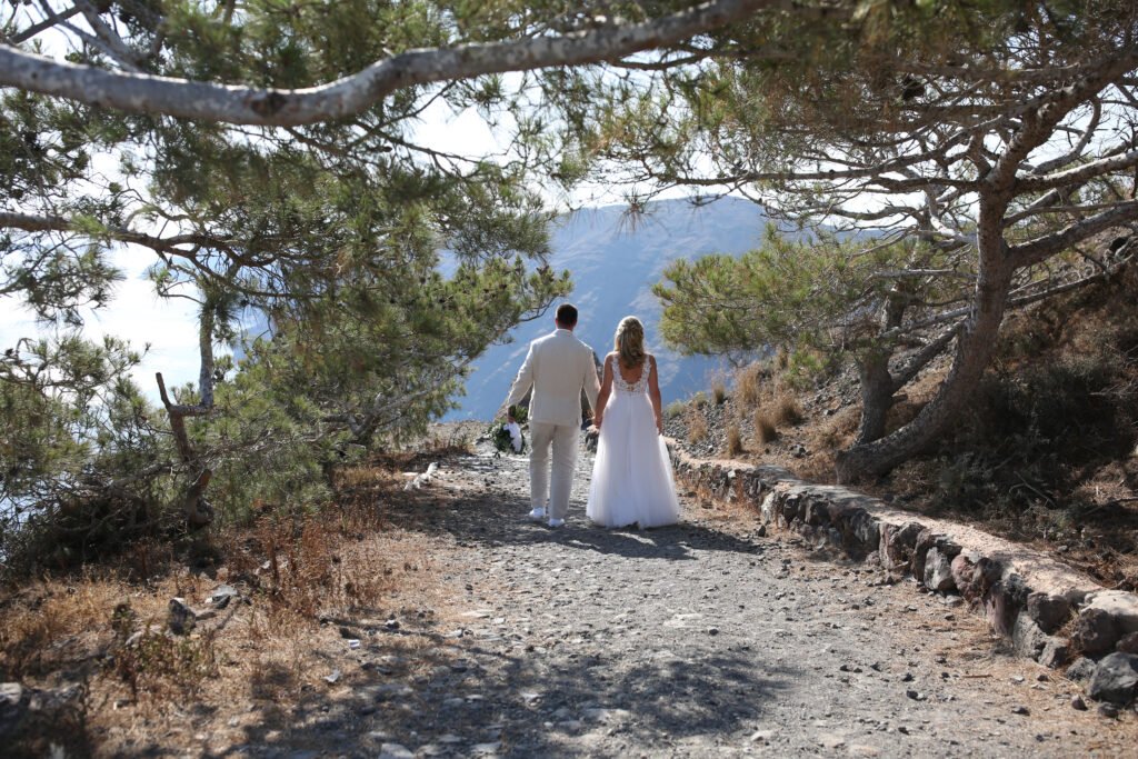 svatba v Řecku na Santorini