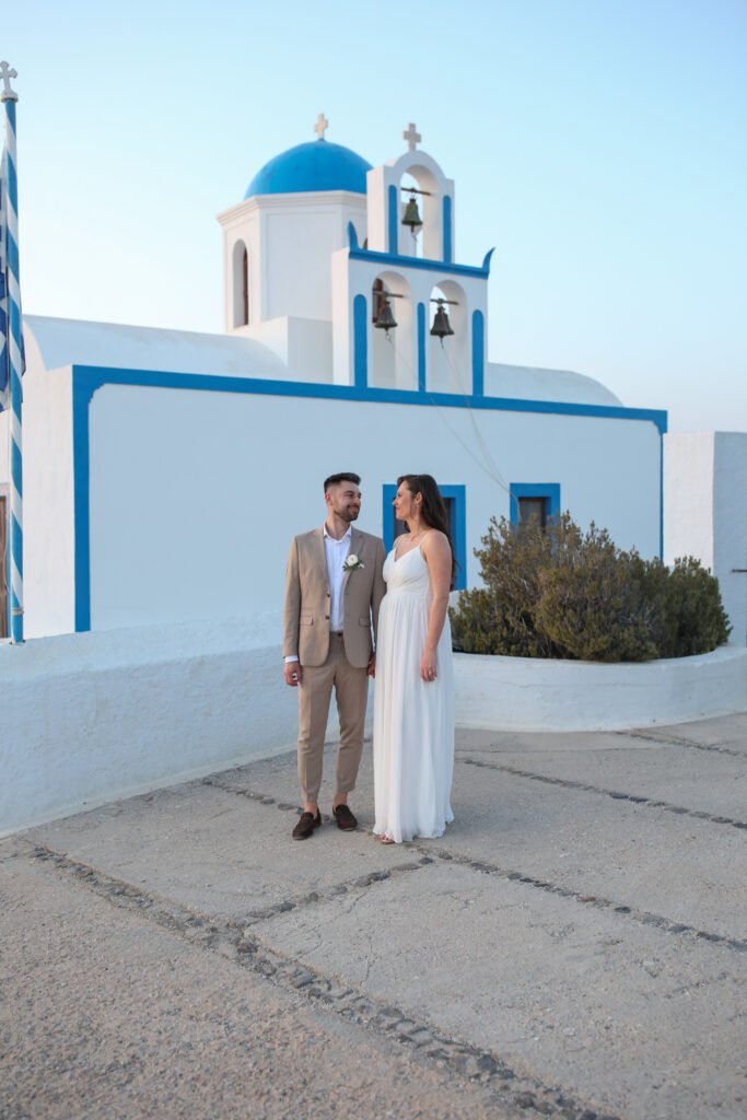 svatba v Řecku na Santorini
