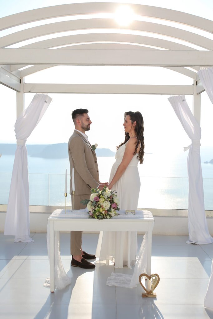 svatba v Řecku na Santorini