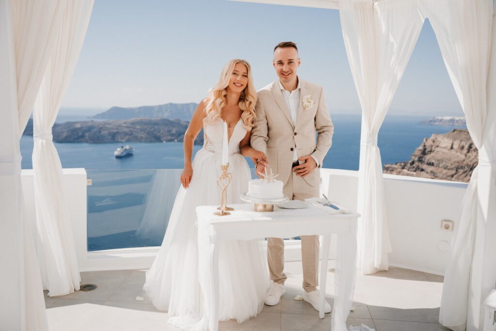 Svatba v Řecku na Santorini