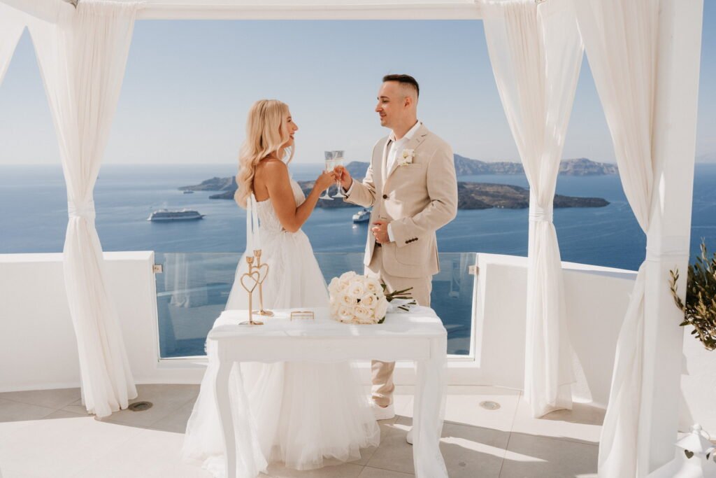 Svatba v Řecku na Santorini