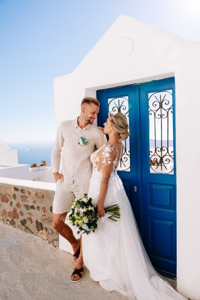 svatba v Řecku na Santorini