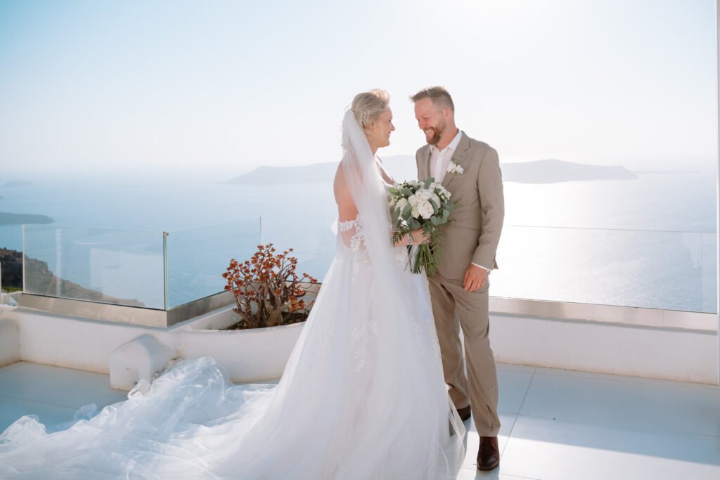 svatba v Řecku na Santorini