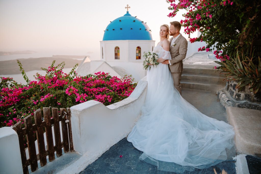 svatba v Řecku na Santorini