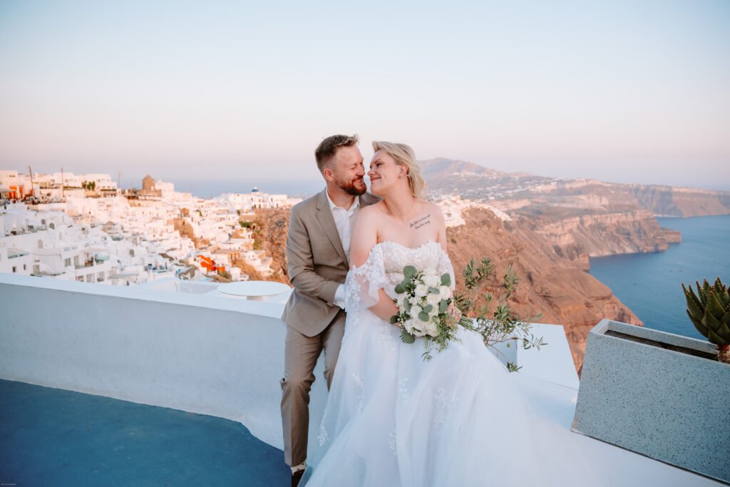 svatba v Řecku na Santorini