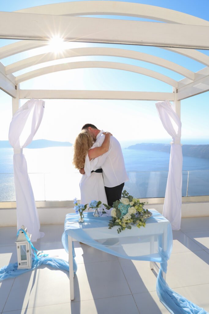 svatba v Řecku na Santorini
