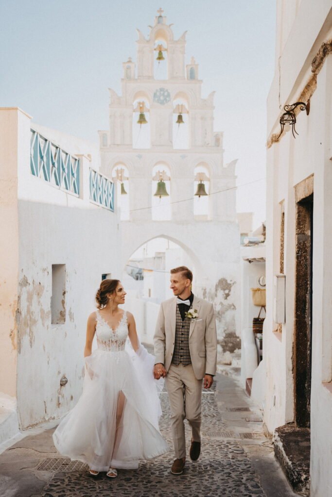svatba v Řecku na Santorini