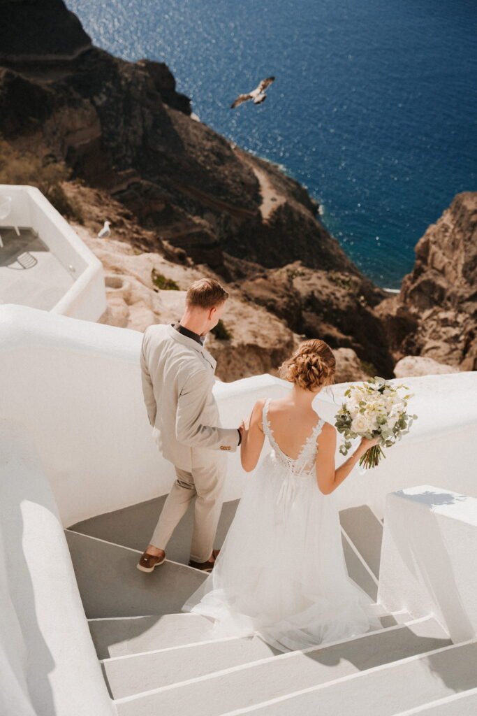 svatba v Řecku na Santorini