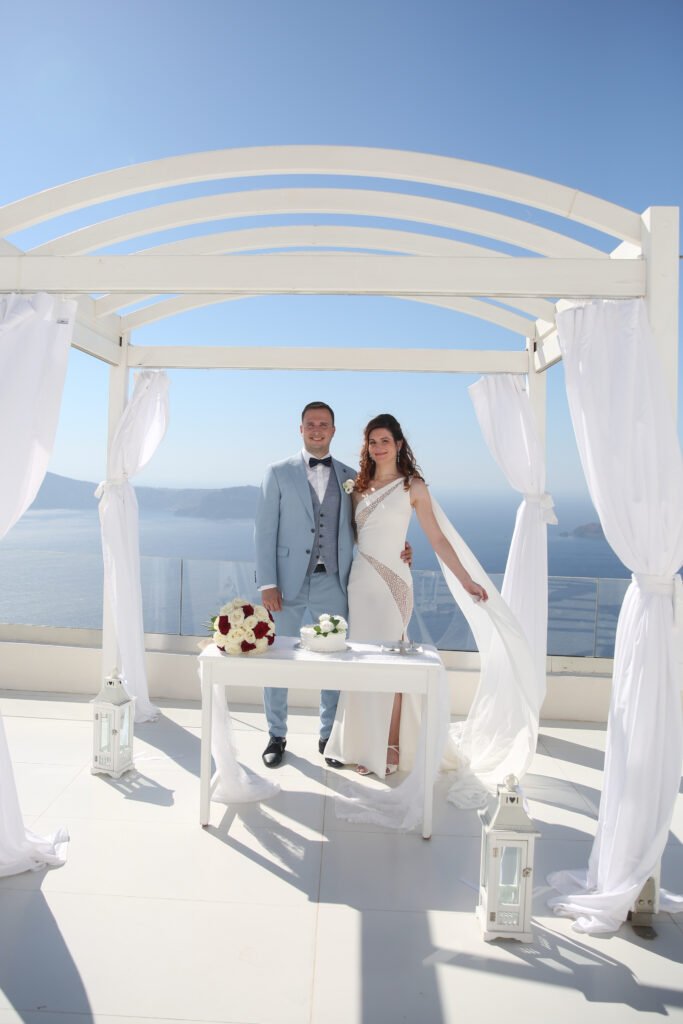 svatba v Řecku na Santorini