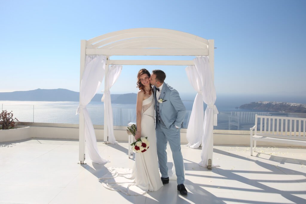 svatba v Řecku na Santorini